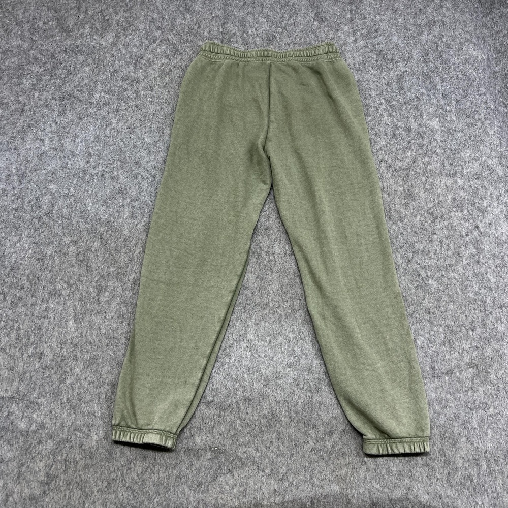 Aerie Pants Womens XS Green Jogger French Terry Elastic Lounge Sweatpants Ribbed - Picture 2 of 16